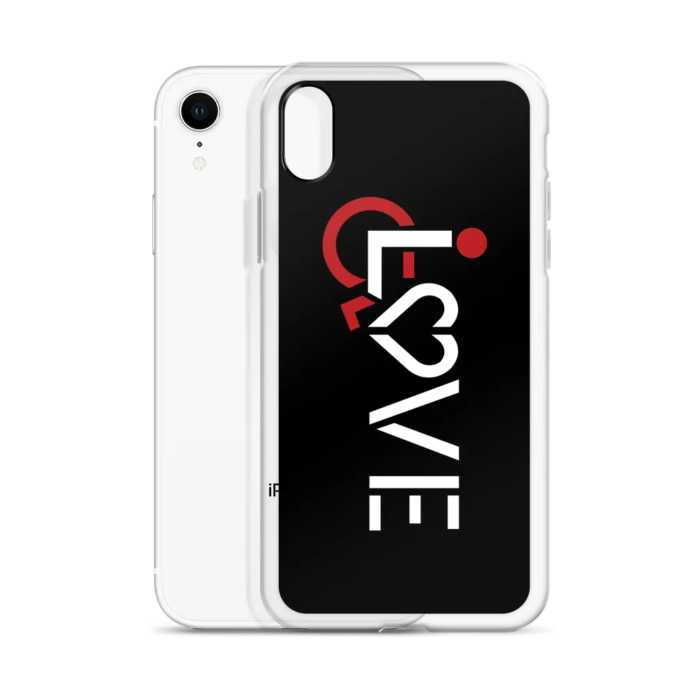 LOVE (for the Special Needs Community) Black iPhone Case