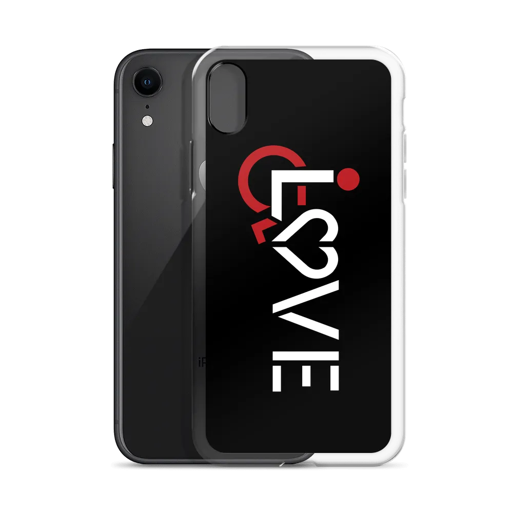 LOVE (for the Special Needs Community) Black iPhone Case