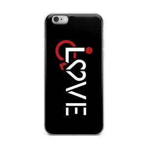 LOVE (for the Special Needs Community) Black iPhone Case