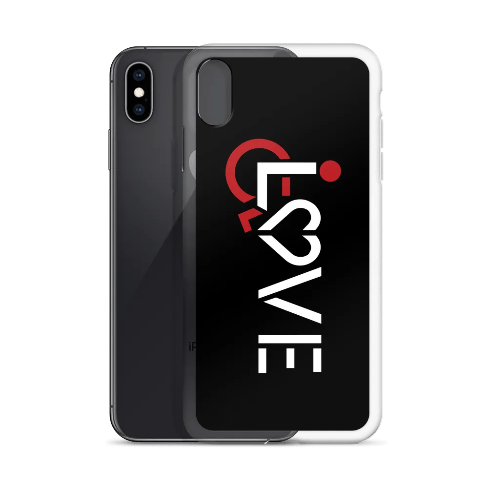 LOVE (for the Special Needs Community) Black iPhone Case