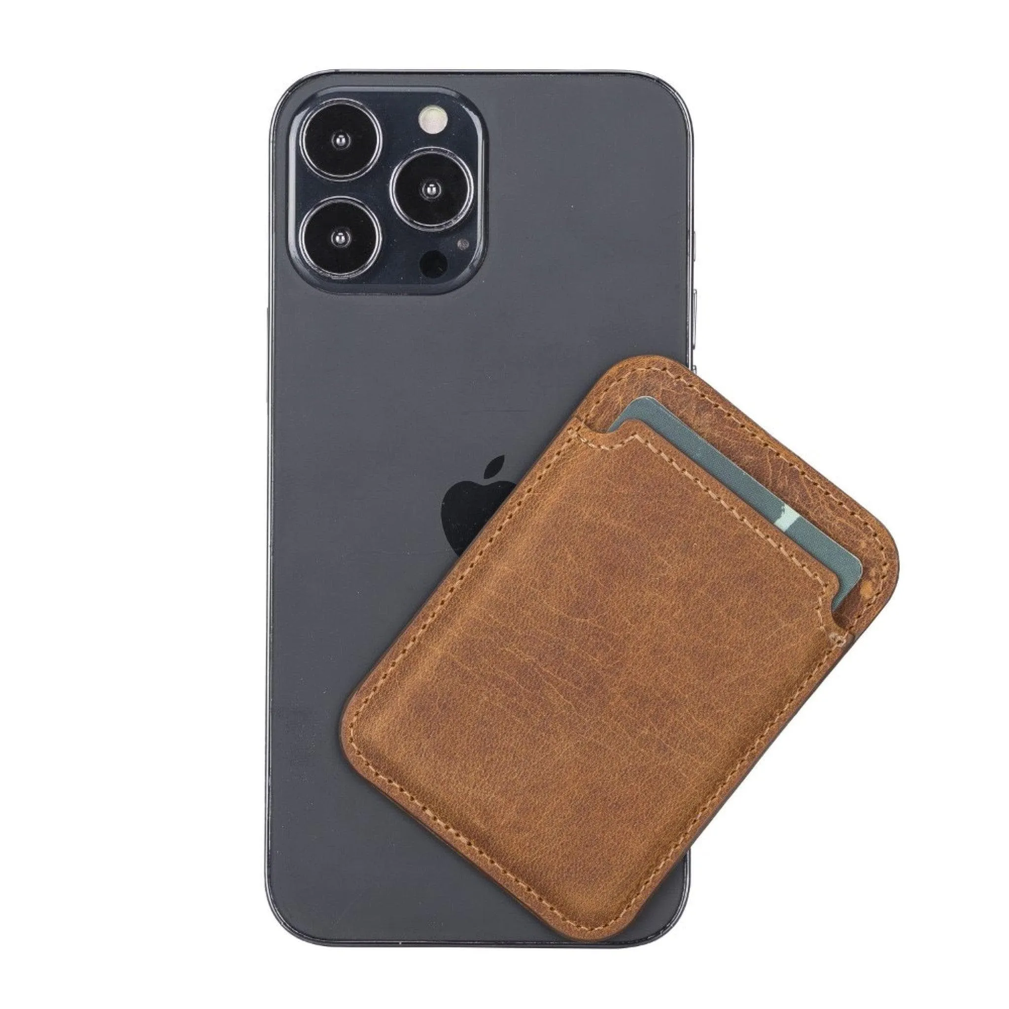 Maggy NE Genuine Leather Magnetic Card Holder