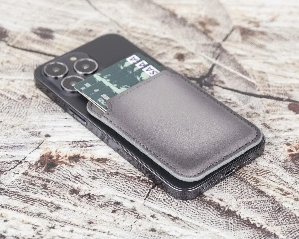 Maggy NE Genuine Leather Magnetic Card Holder