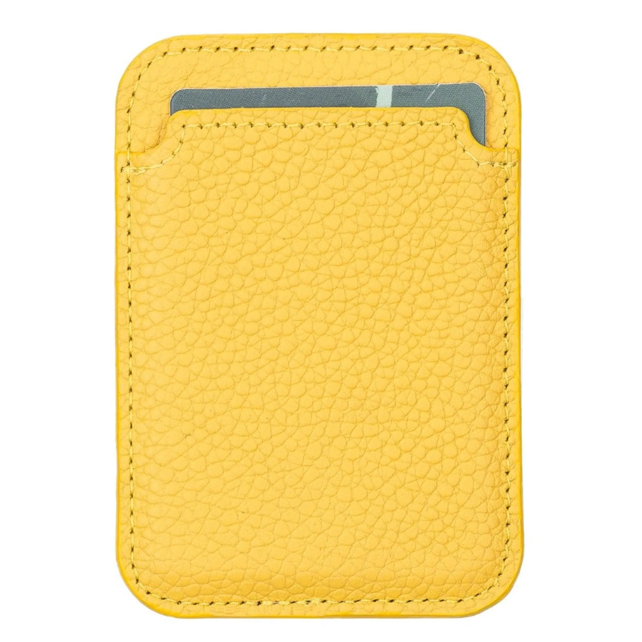 Maggy NE Genuine Leather Magnetic Card Holder