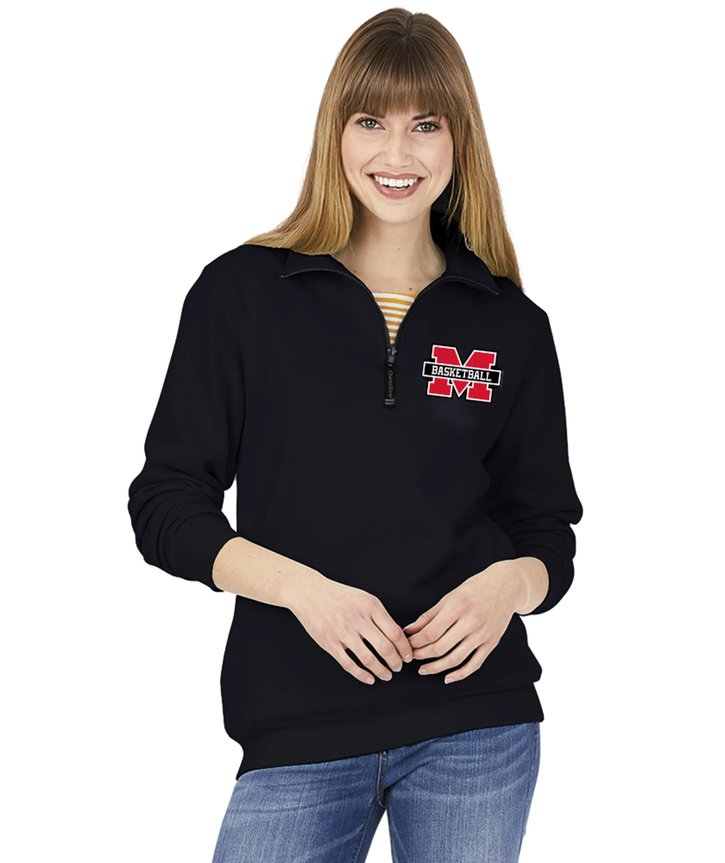 Marblehead Basketball Crosswind Quarter Zip