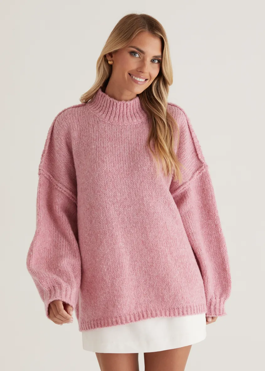 Meera Sweater - Pink