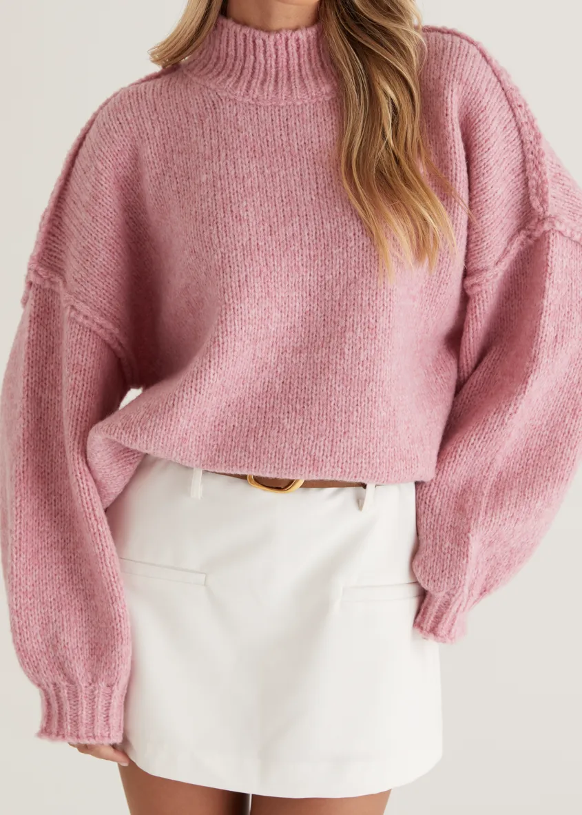 Meera Sweater - Pink