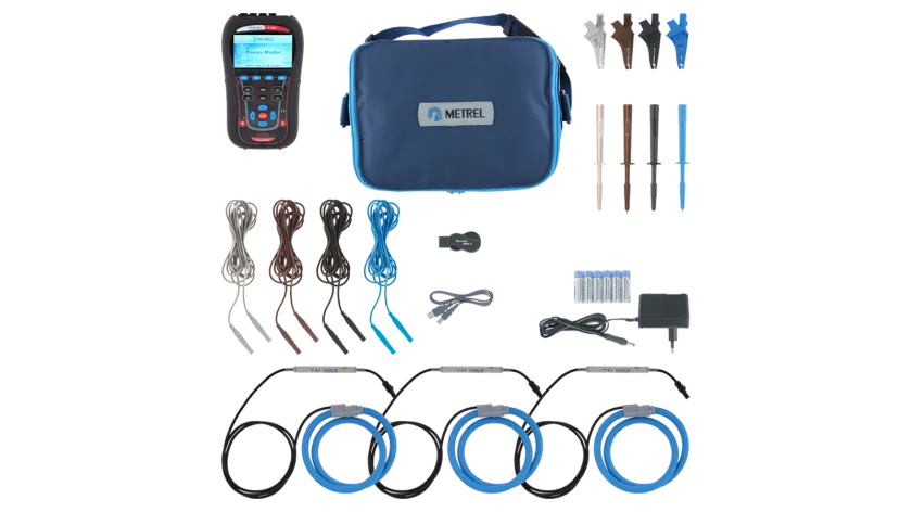 Metrel MI2883-EU Energy Master - Pro (incl. 3 x A 1227 flexible current clamps)