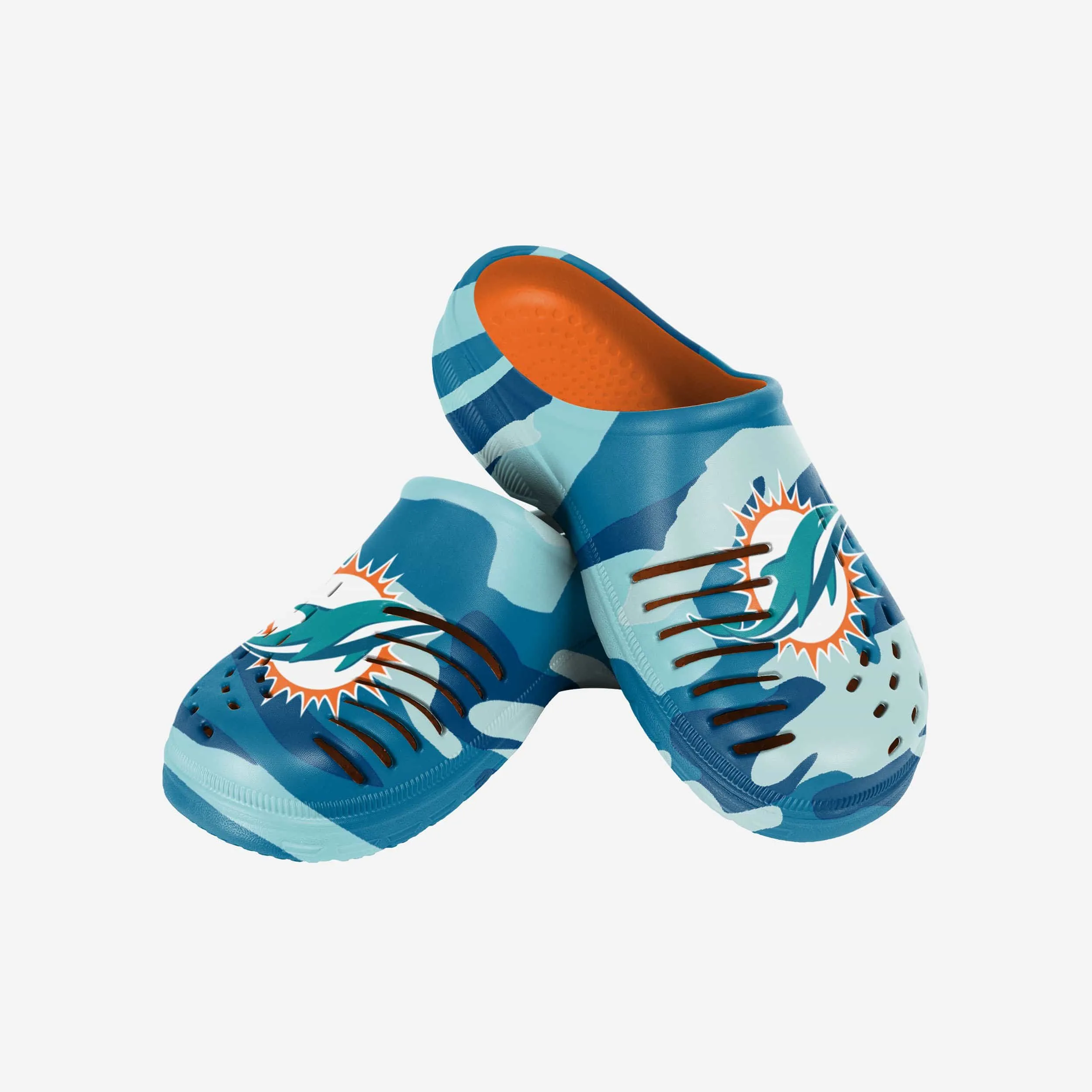 Miami Dolphins Tonal Camo Clog