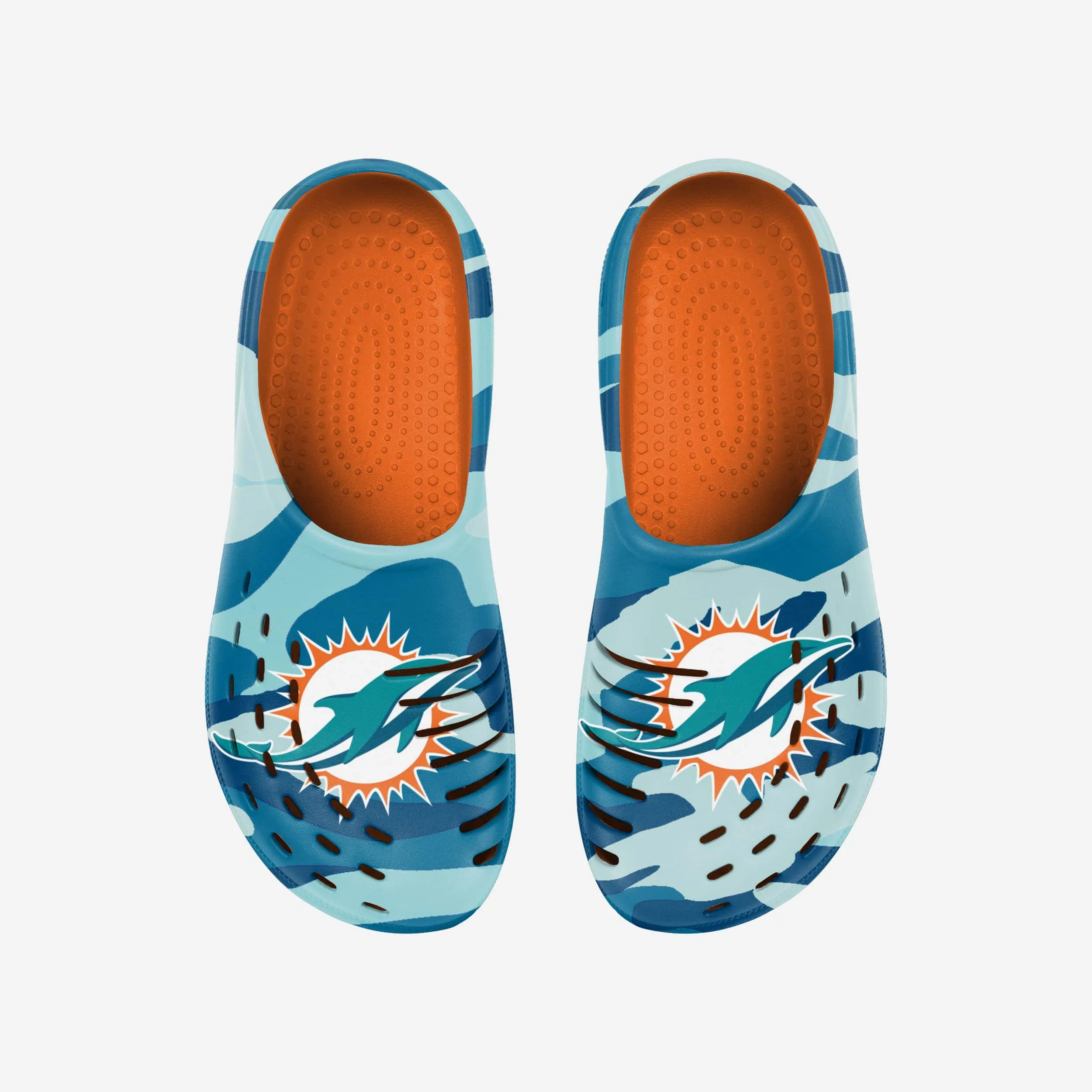 Miami Dolphins Tonal Camo Clog