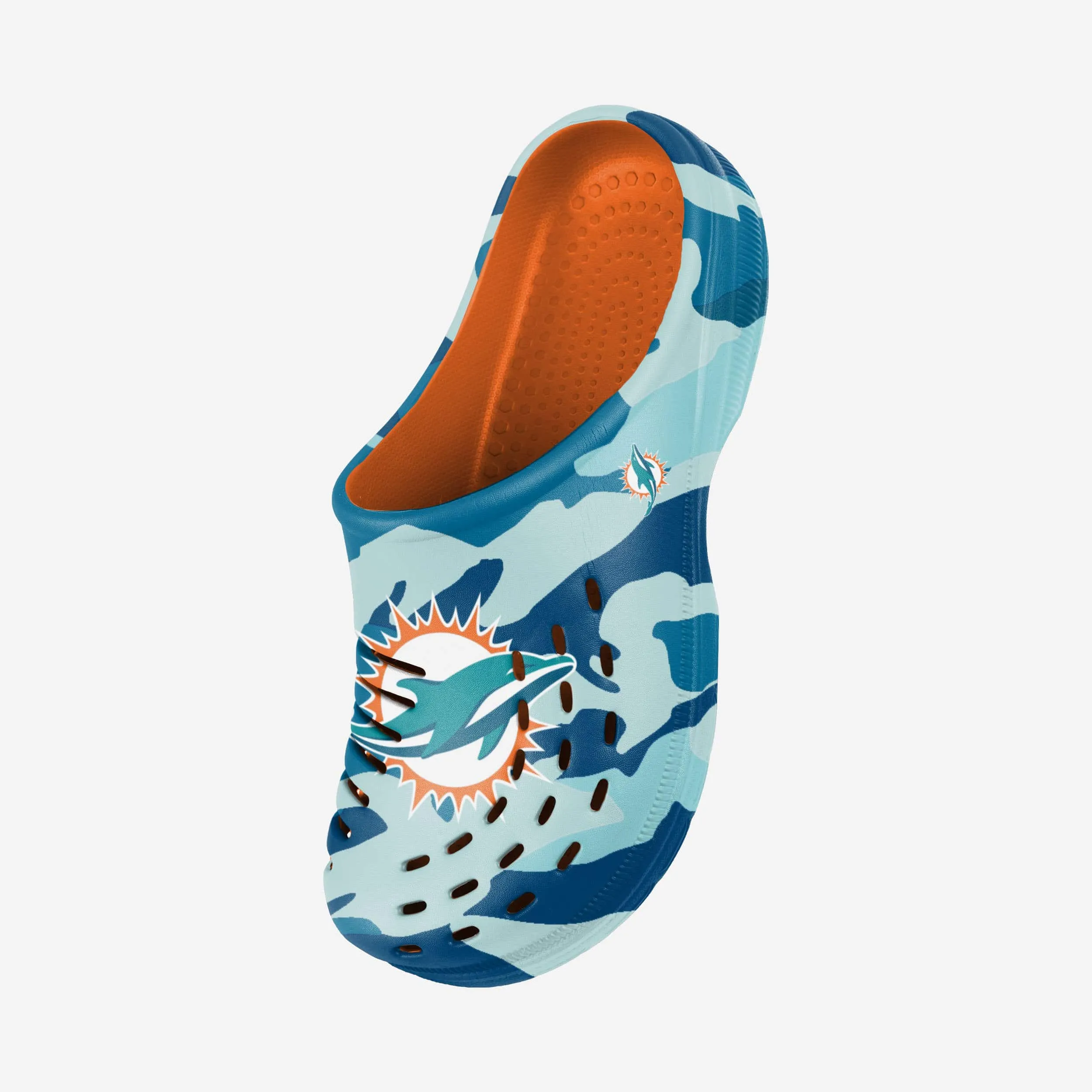 Miami Dolphins Tonal Camo Clog