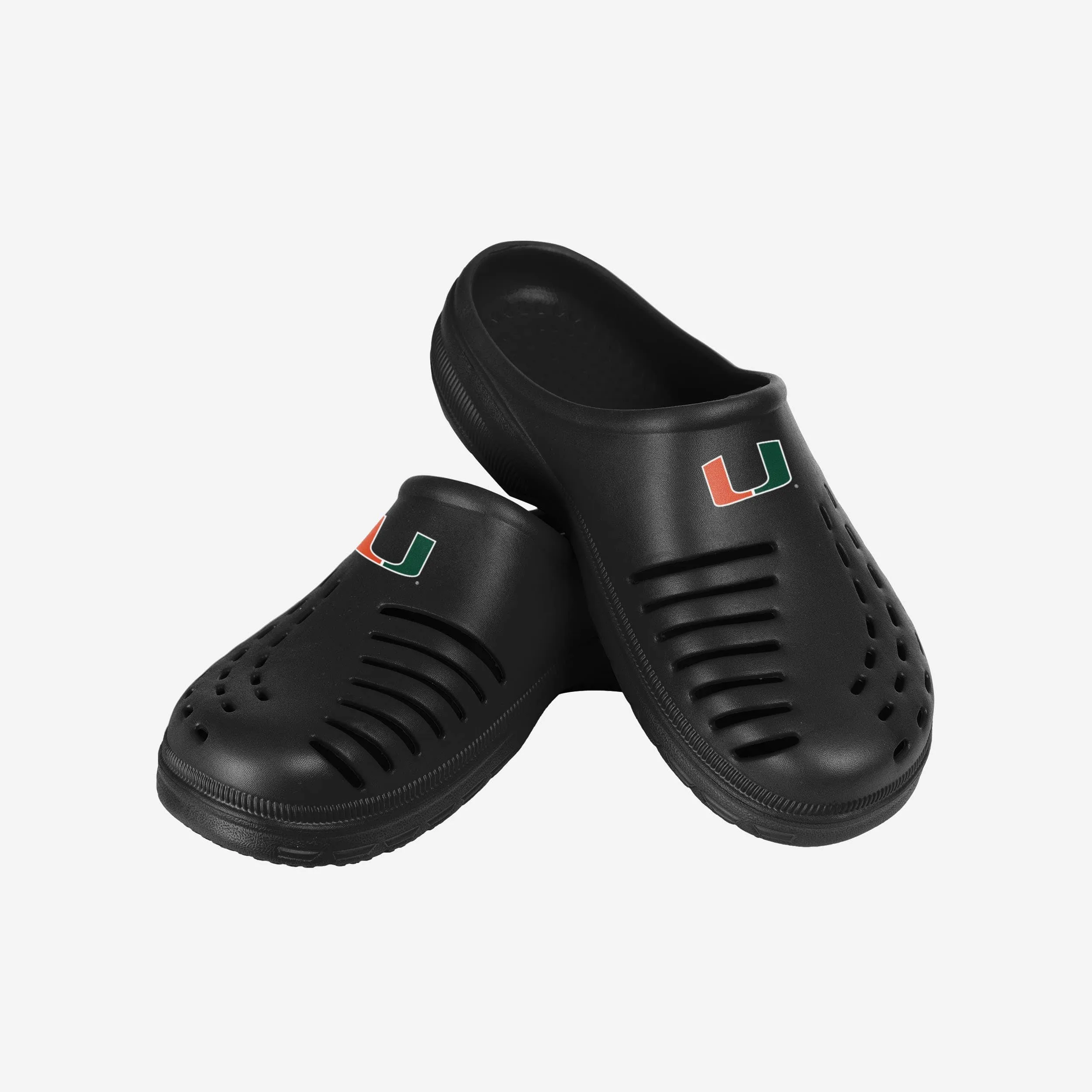 Miami Hurricanes Mens Solid Clog