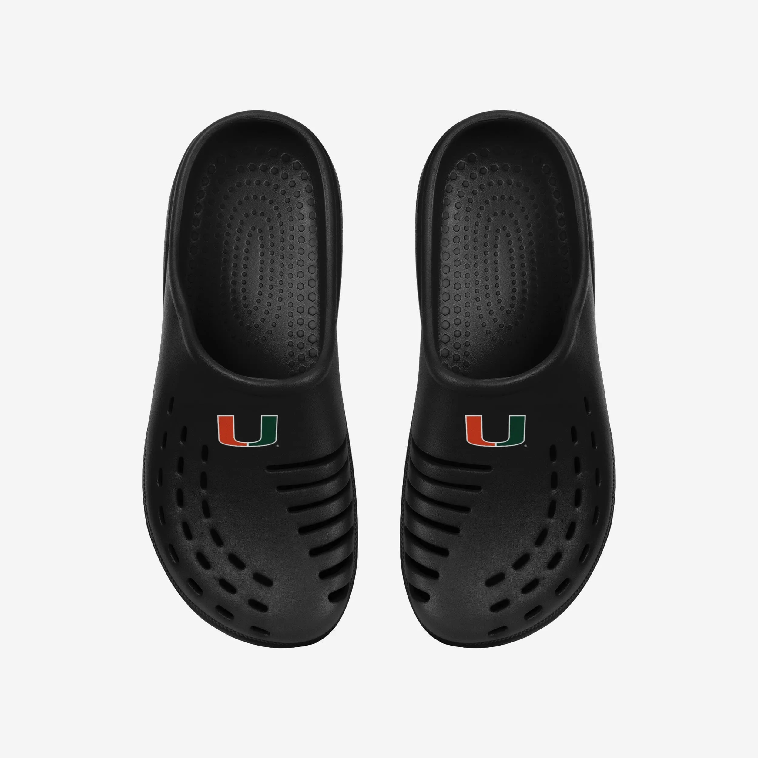 Miami Hurricanes Mens Solid Clog
