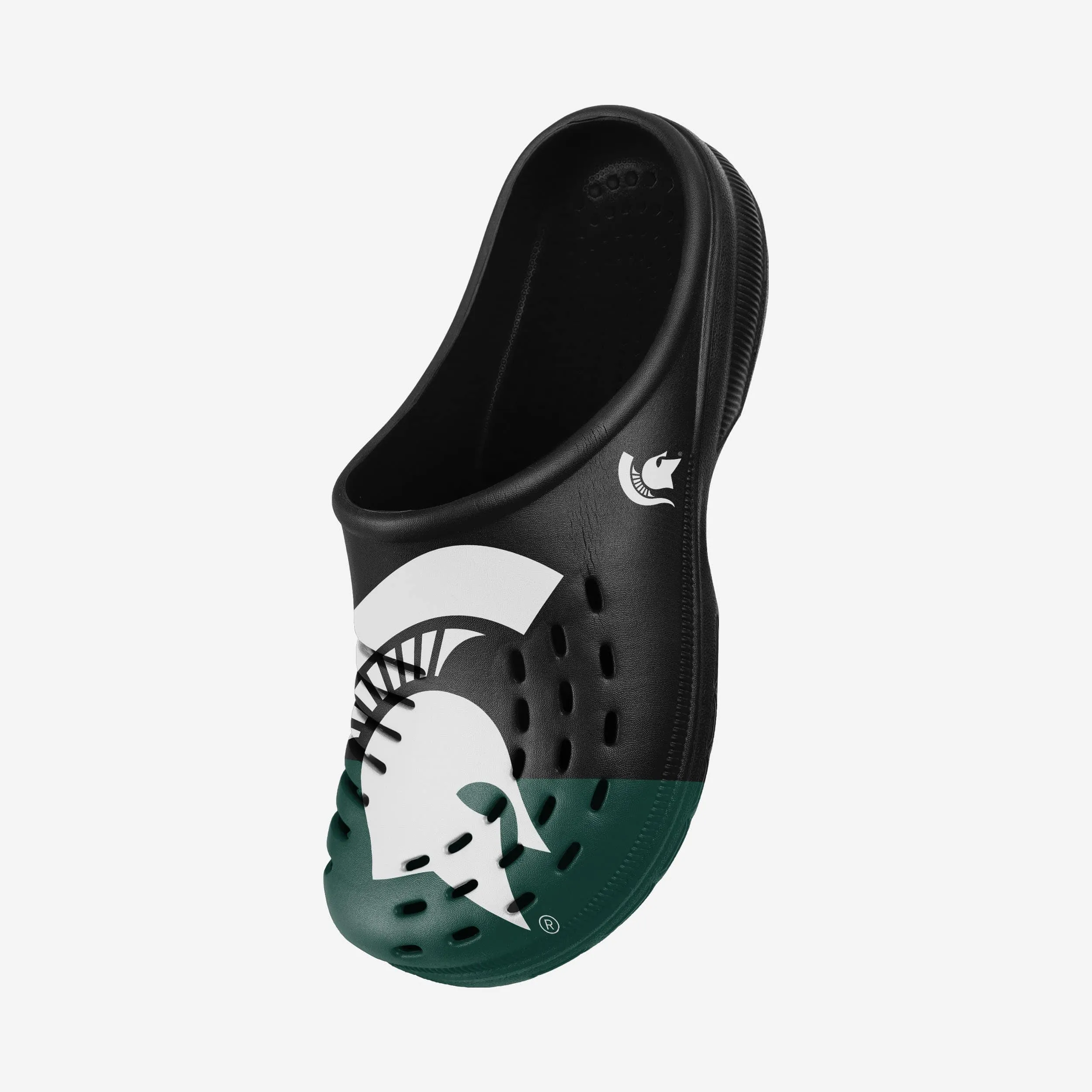 Michigan State Spartans Colorblock Big Logo Clog