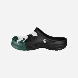 Michigan State Spartans Colorblock Big Logo Clog