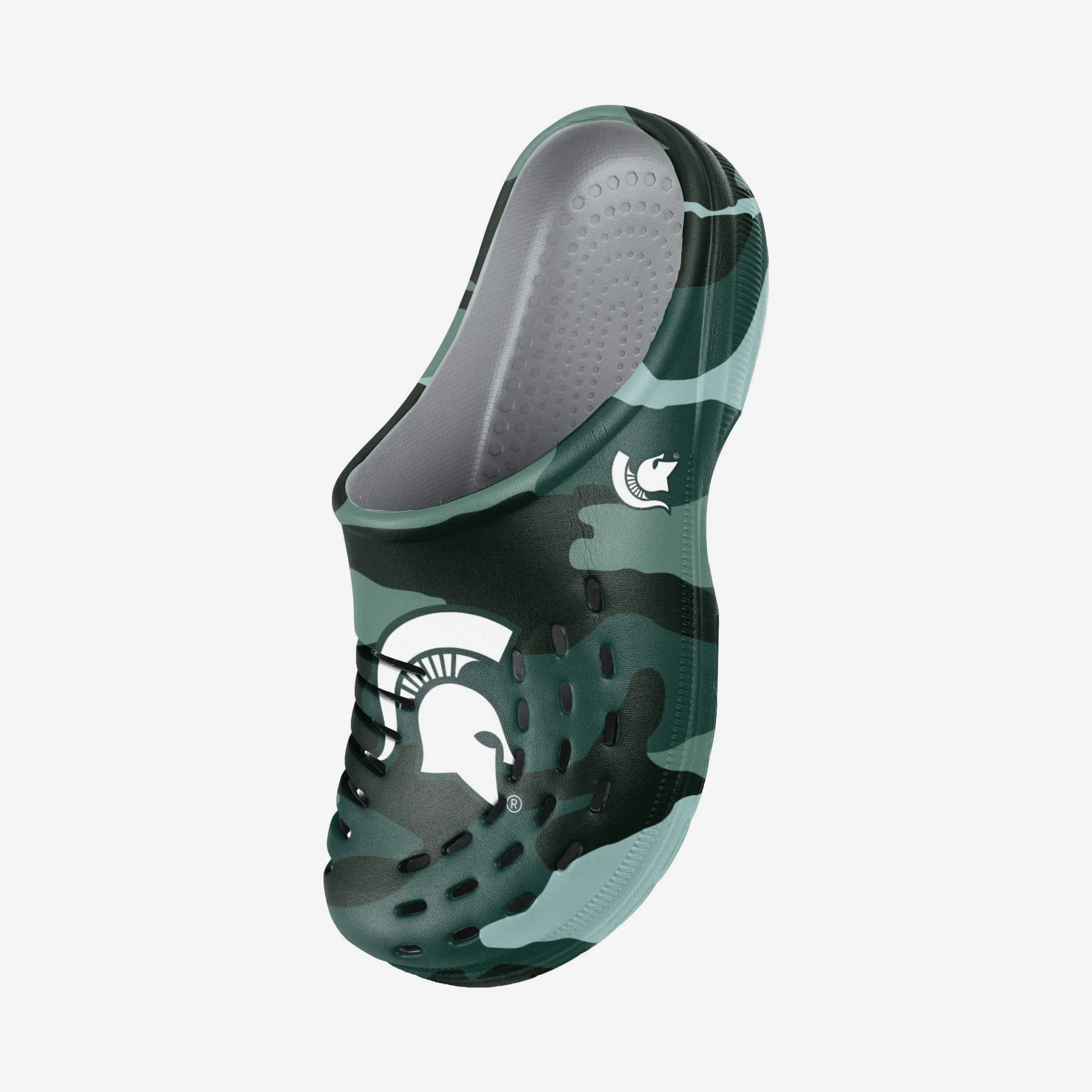 Michigan State Spartans Tonal Camo Clog