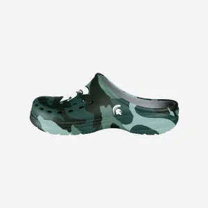 Michigan State Spartans Tonal Camo Clog