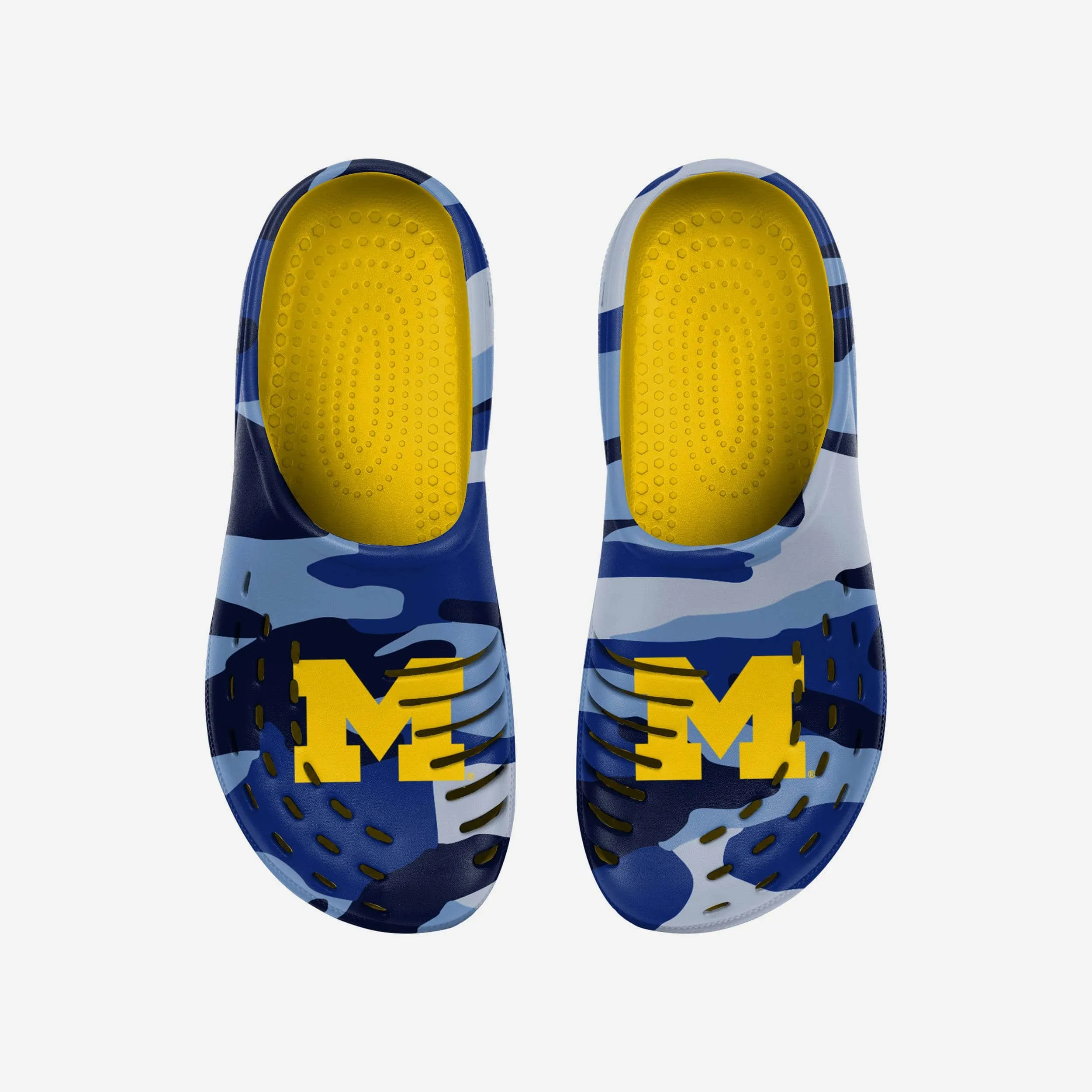 Michigan Wolverines Tonal Camo Clog