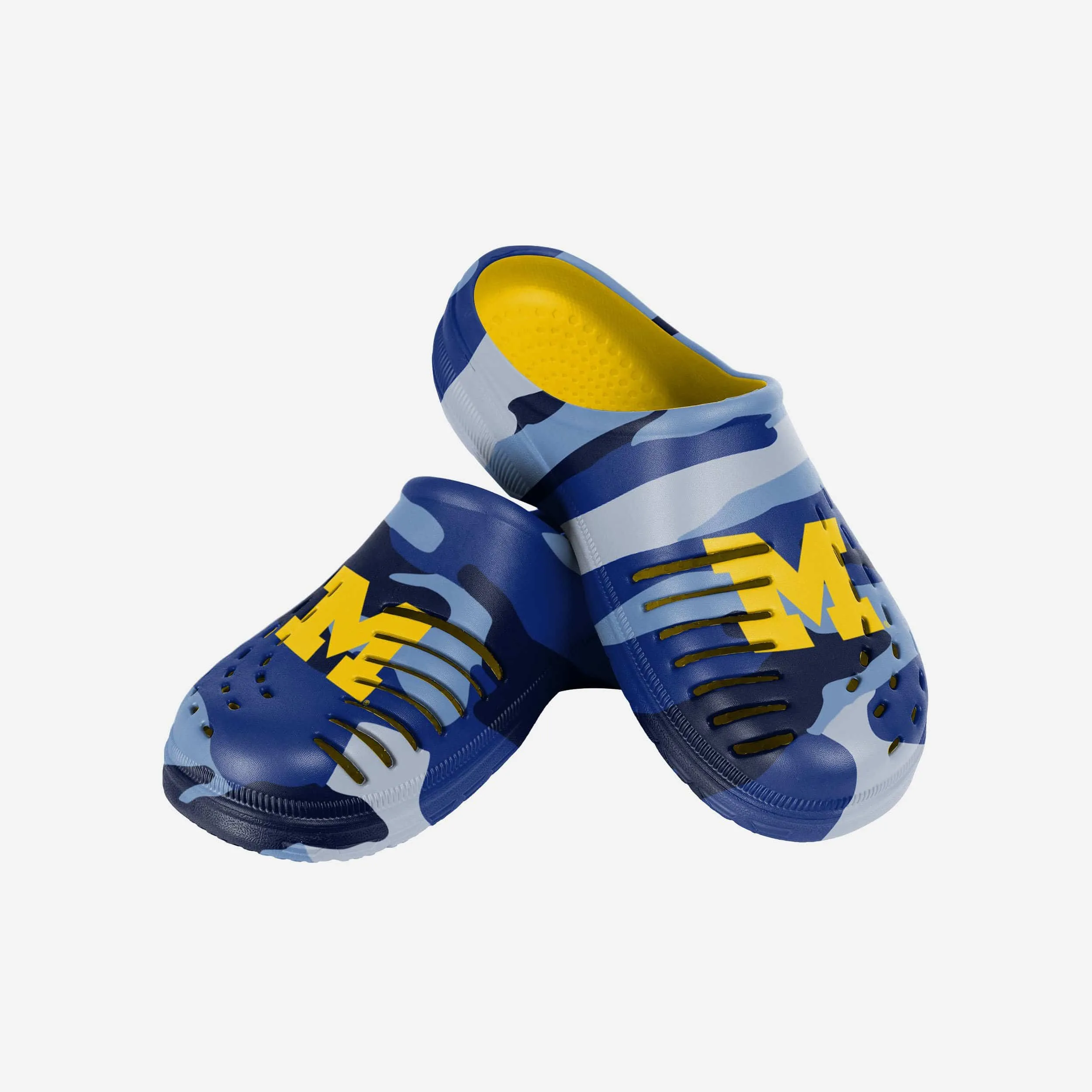 Michigan Wolverines Tonal Camo Clog