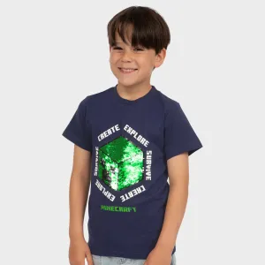 Minecraft T-Shirt - Reversible Sequins