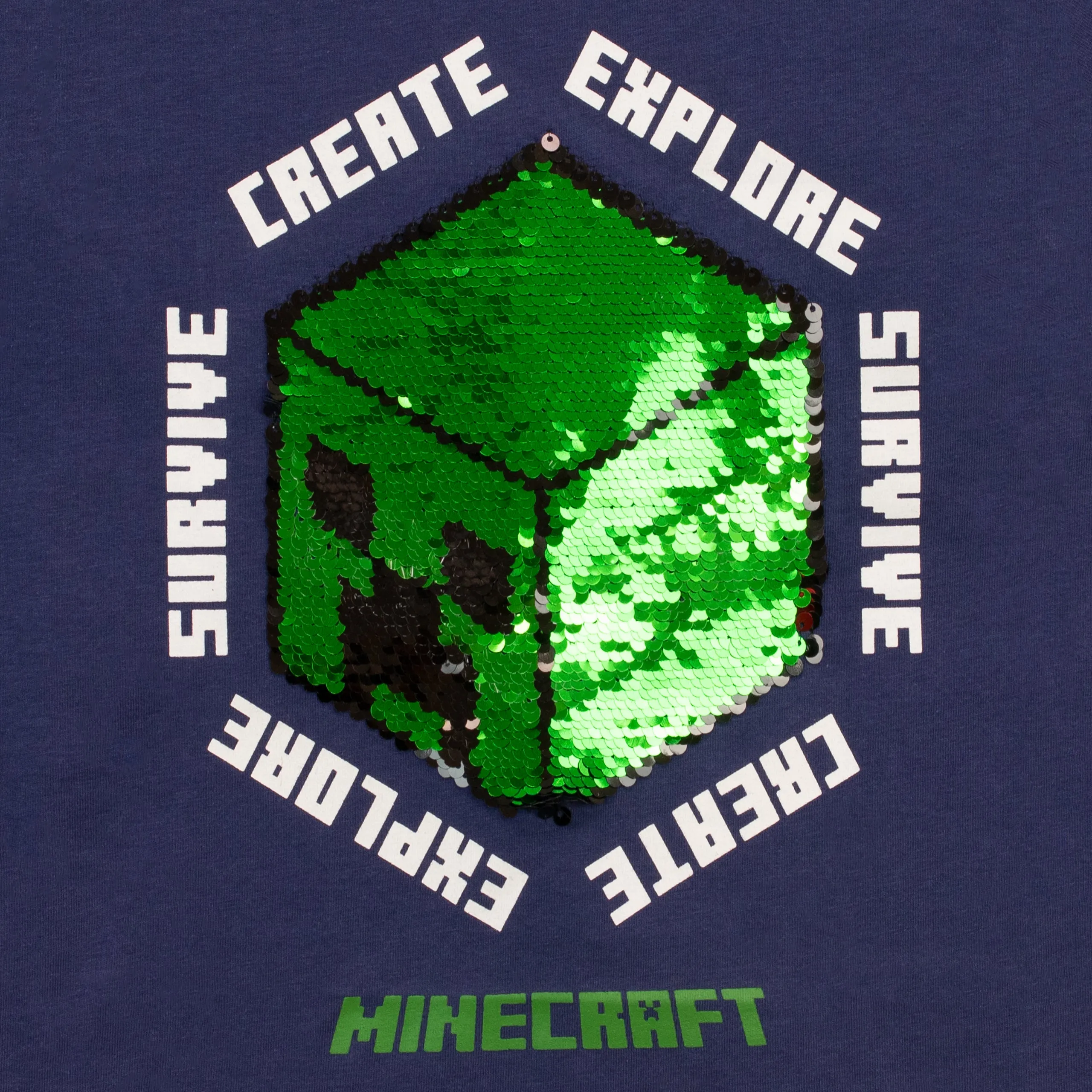 Minecraft T-Shirt - Reversible Sequins