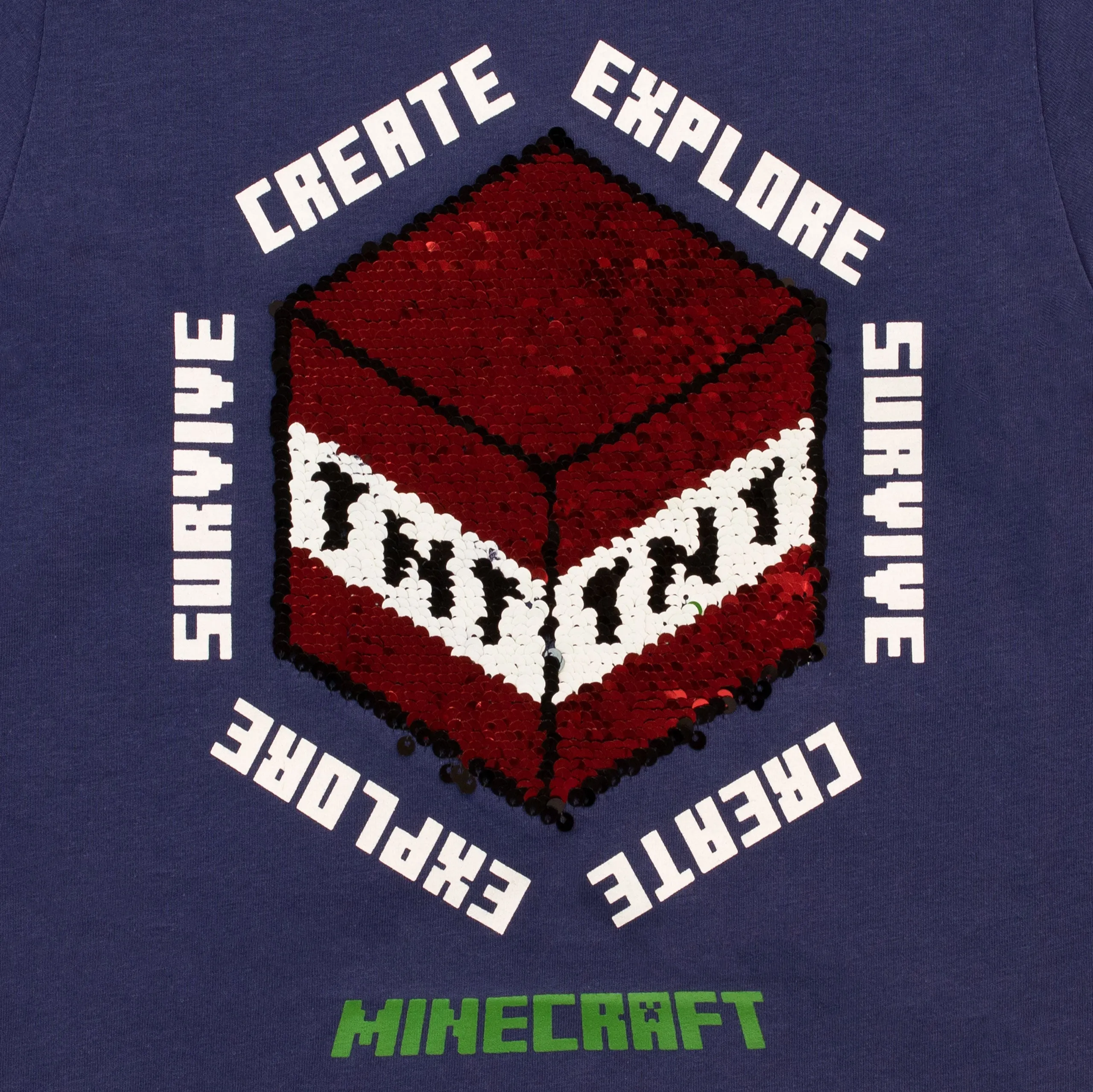 Minecraft T-Shirt - Reversible Sequins