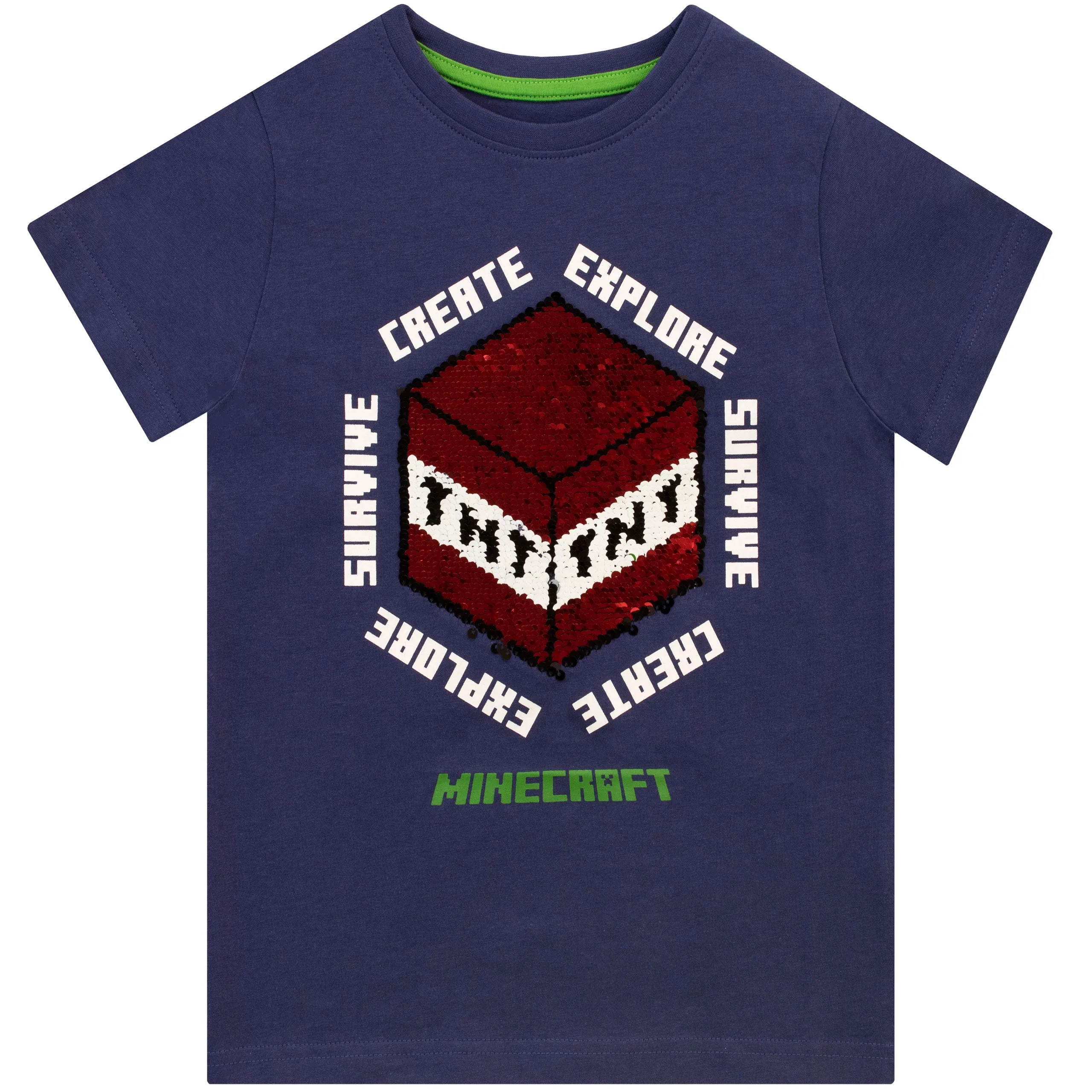 Minecraft T-Shirt - Reversible Sequins