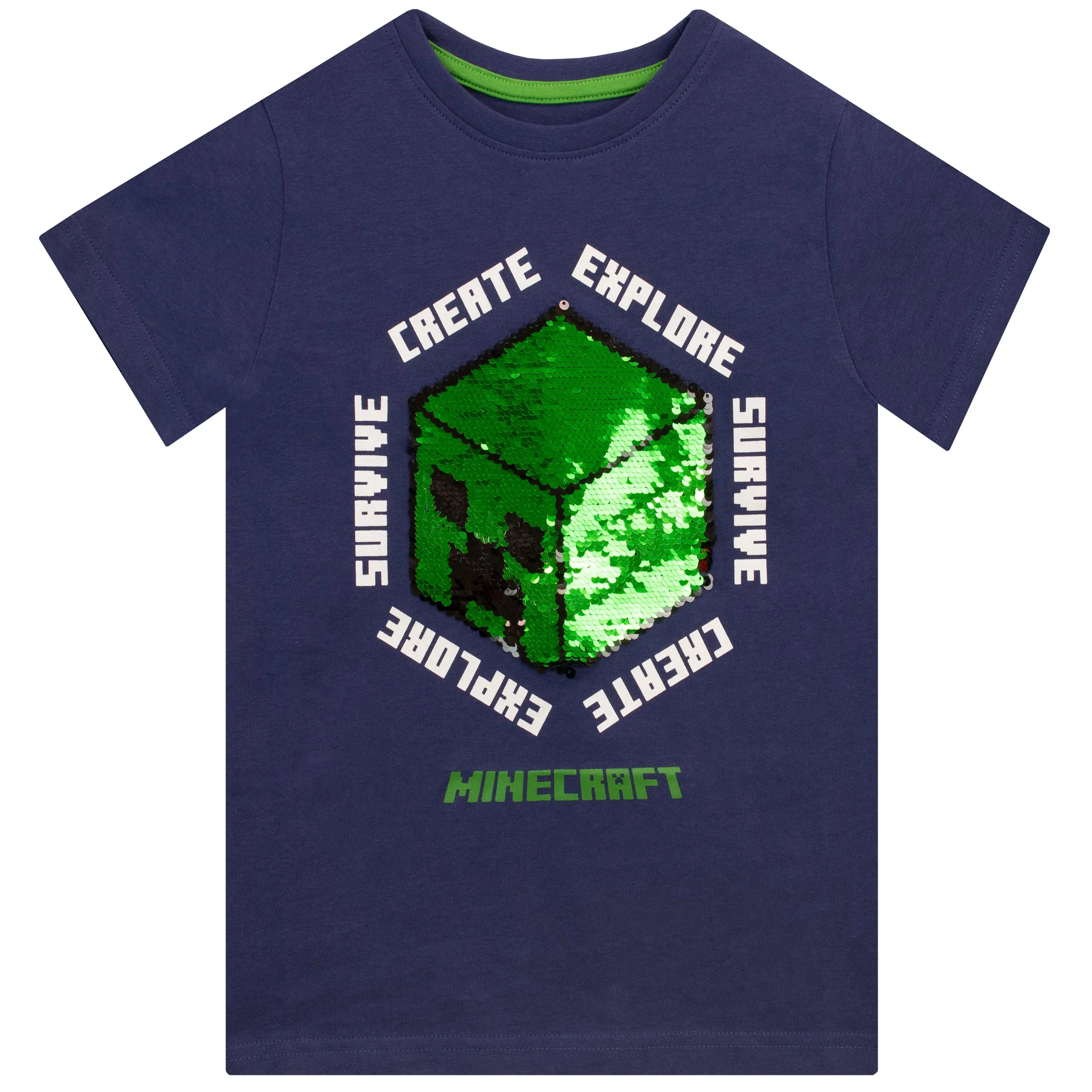 Minecraft T-Shirt - Reversible Sequins
