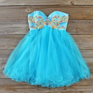Minted Jewels Party dress in Turquoise