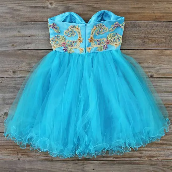 Minted Jewels Party dress in Turquoise