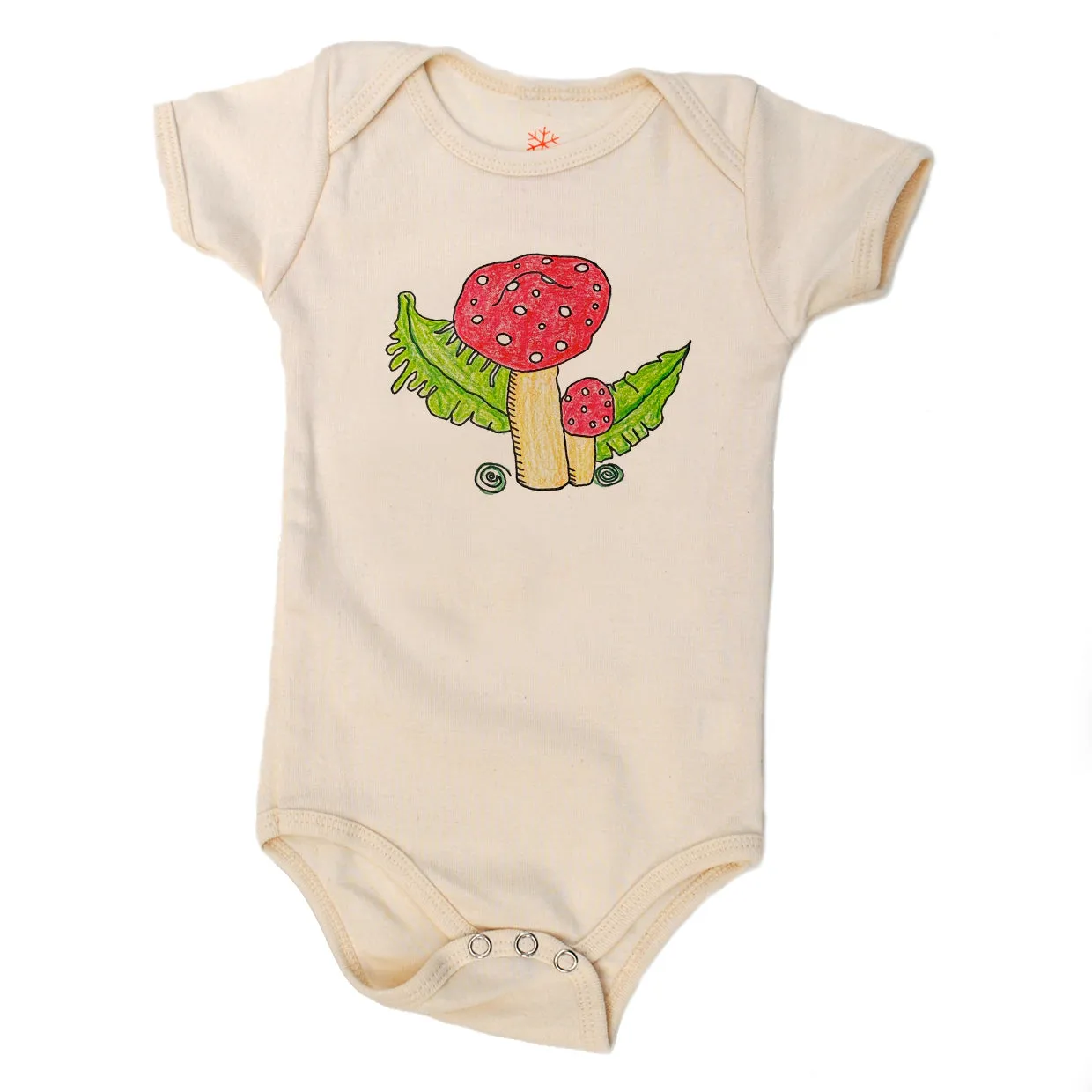 Mushrooms onesie
