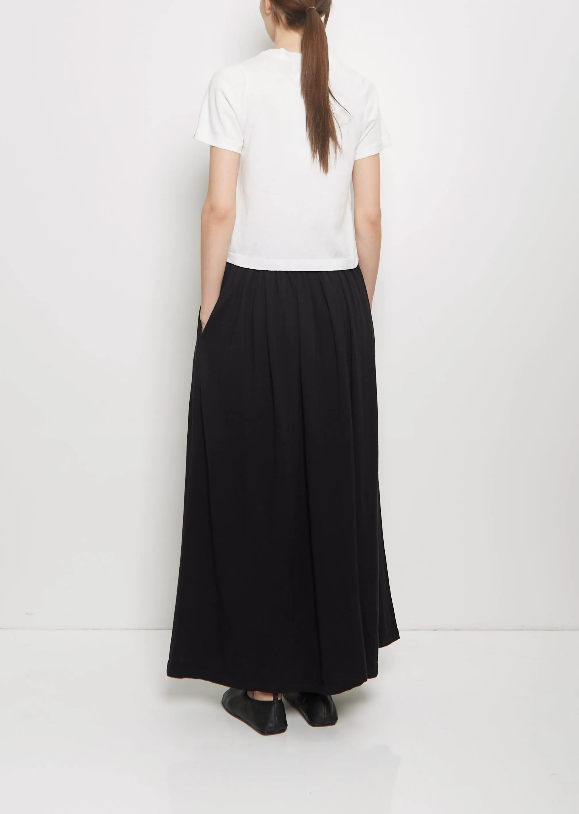 n°267 Tina Cotton Cashmere Top — Snow