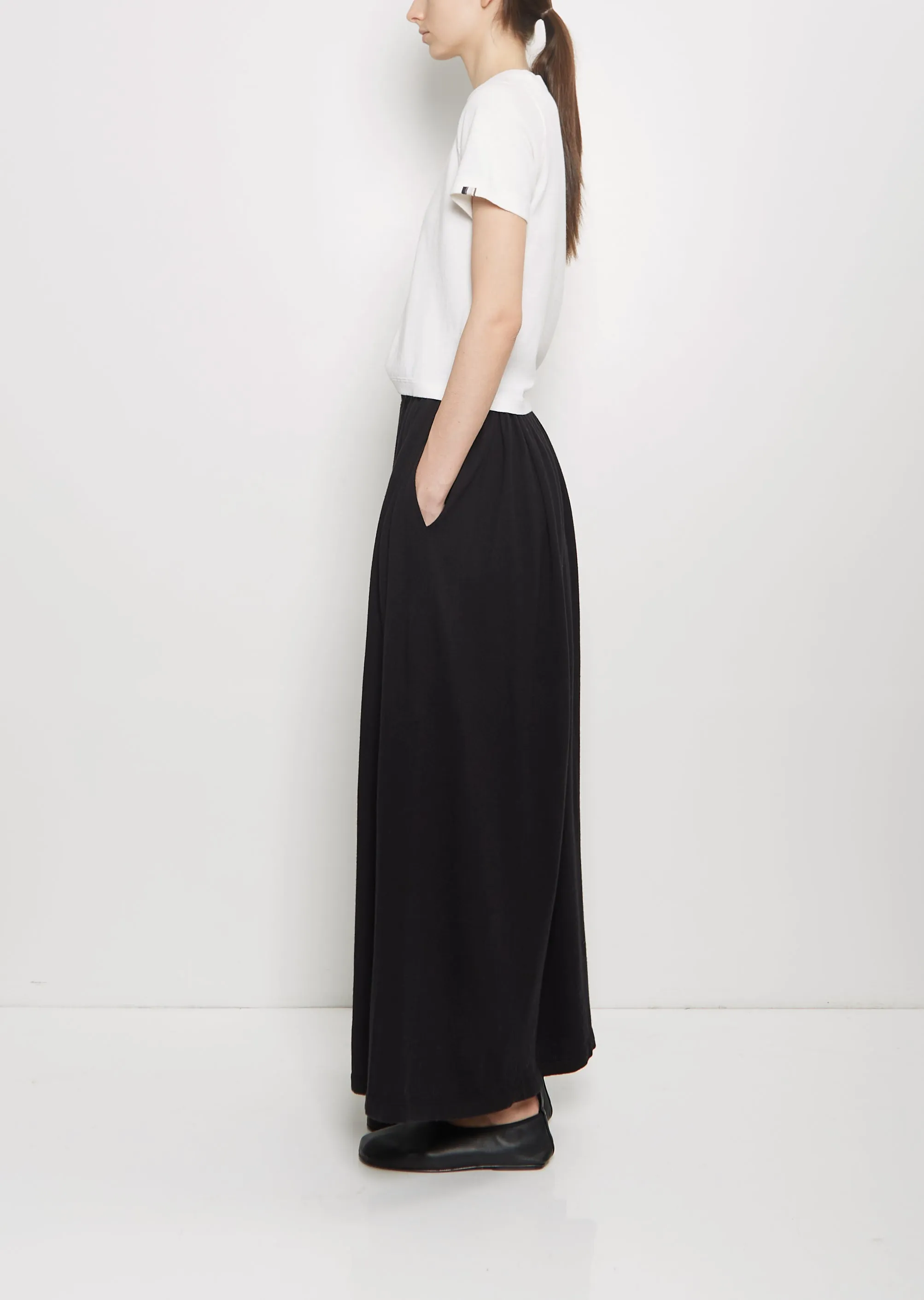 n°267 Tina Cotton Cashmere Top — Snow