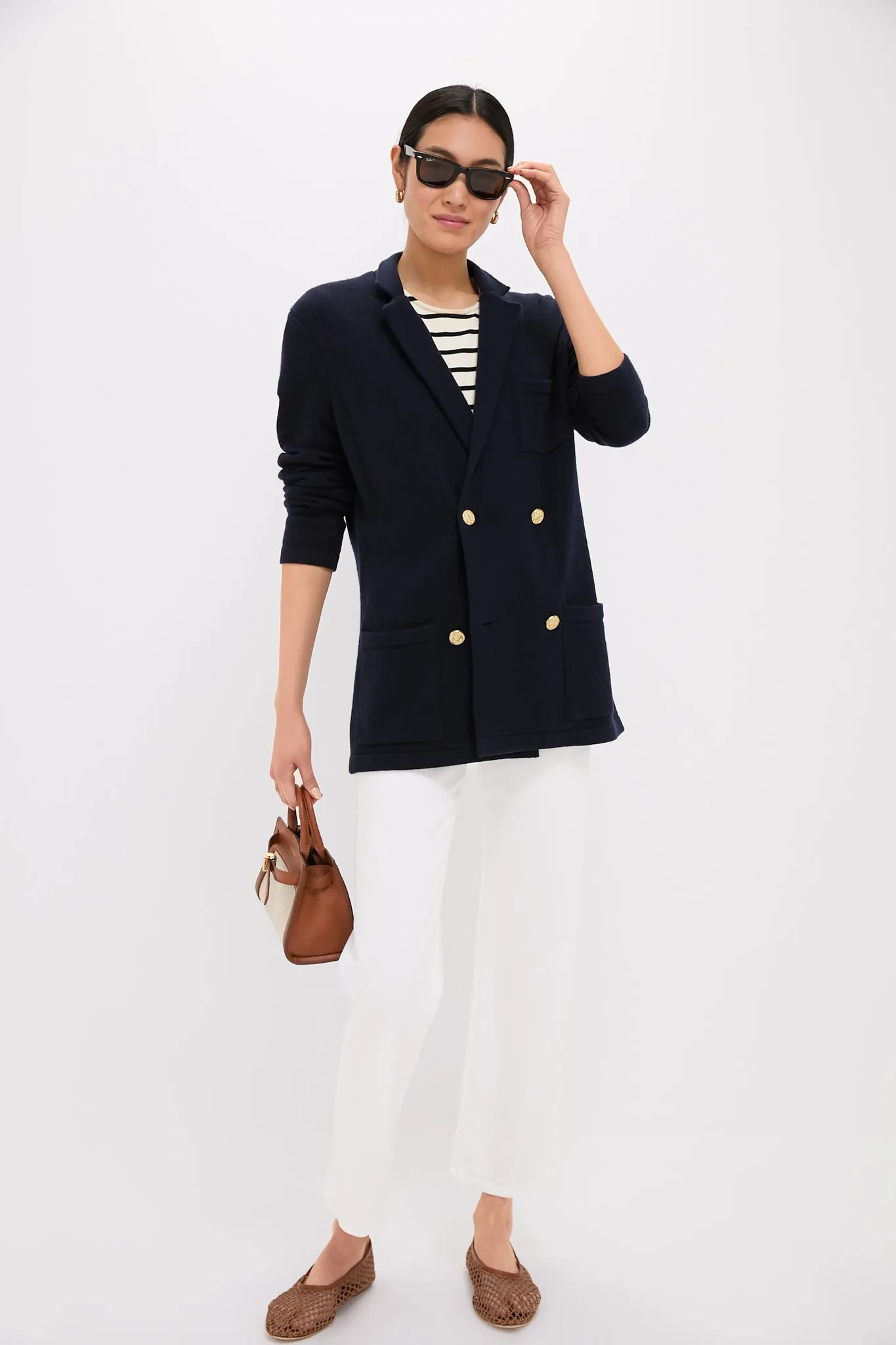 Navy Cashmere Benji Blazer