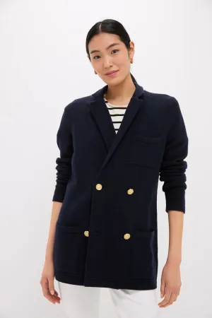 Navy Cashmere Benji Blazer