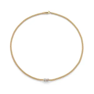 Necklace with Diamond Rondels Pendant