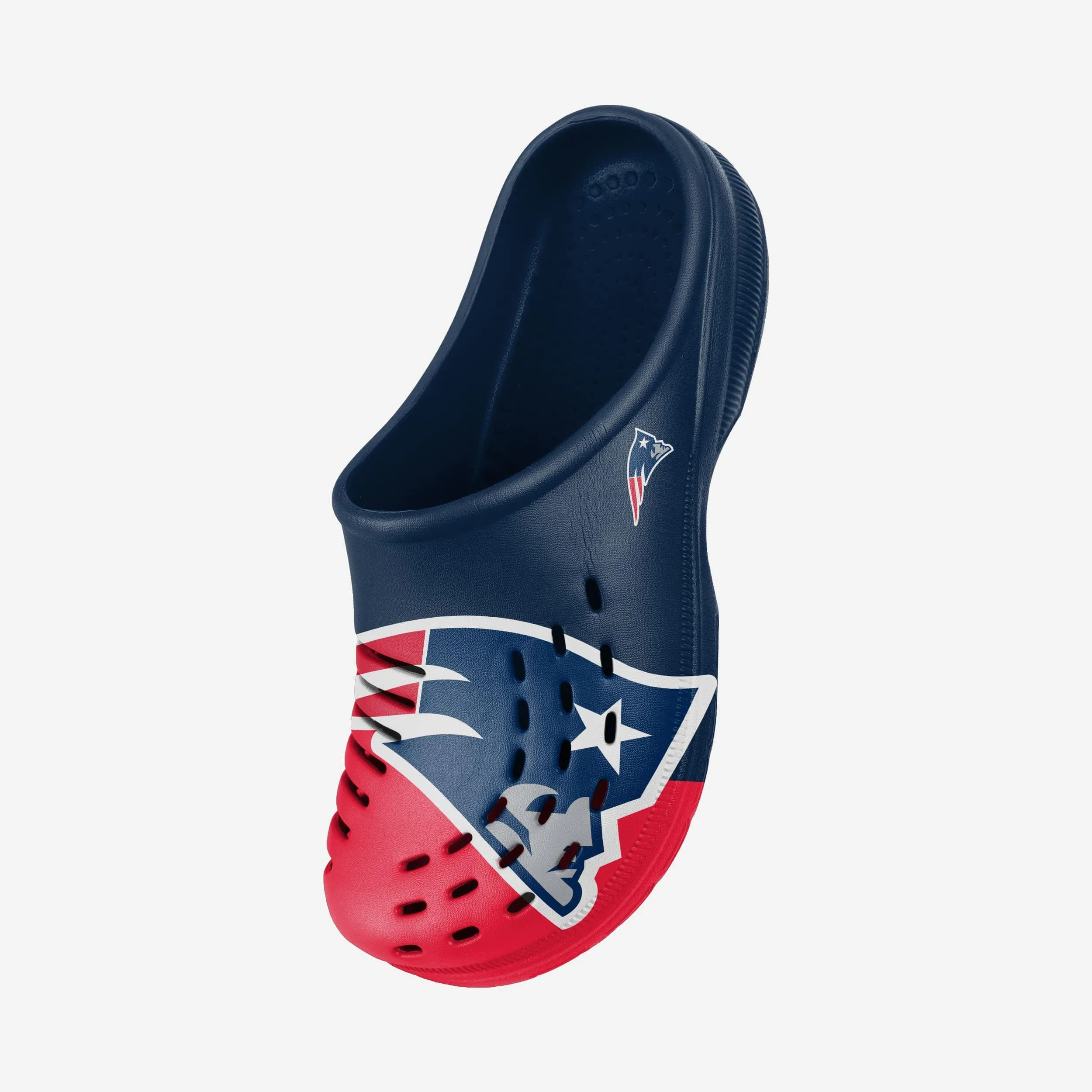 New England Patriots Colorblock Big Logo Clog