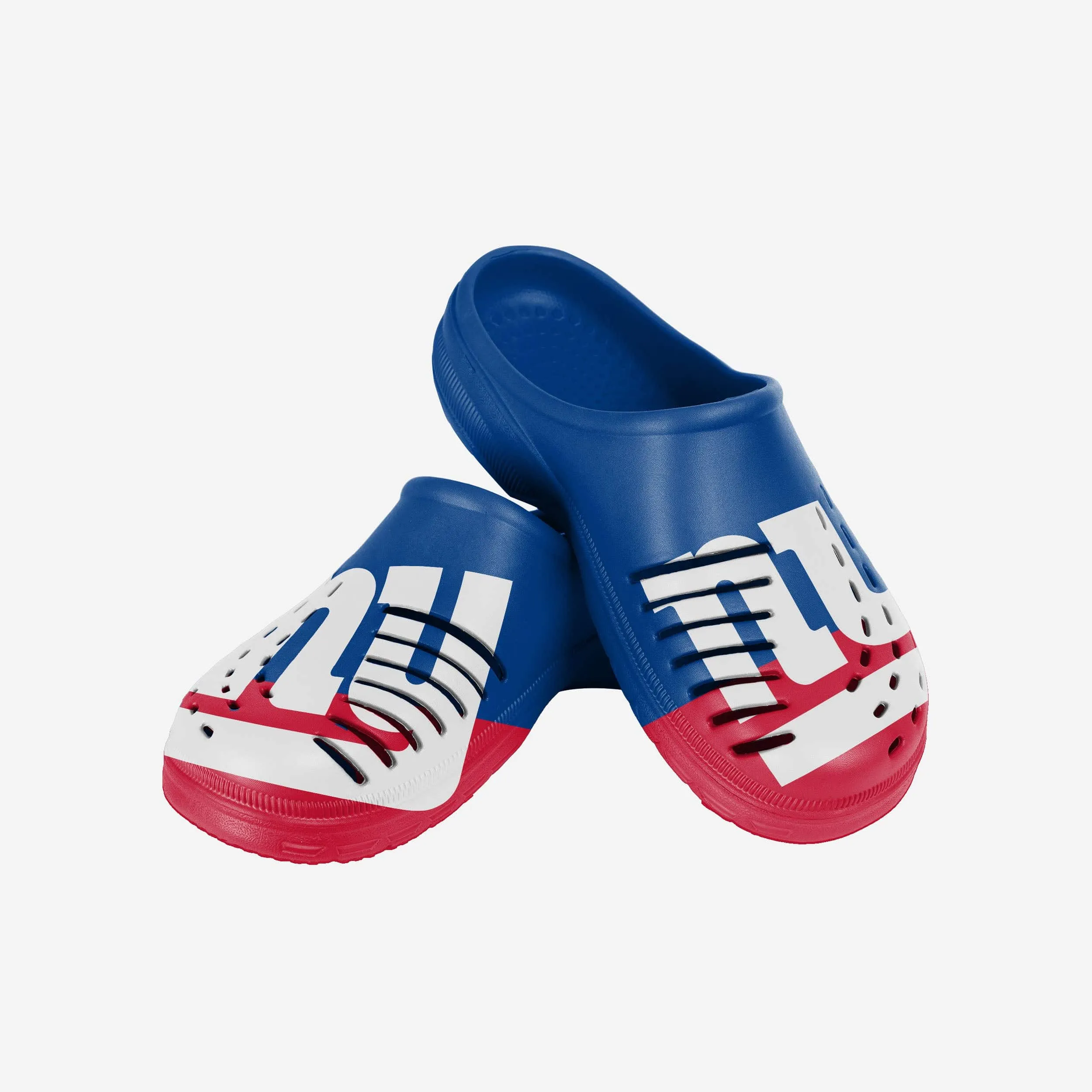 New York Giants Colorblock Big Logo Clog