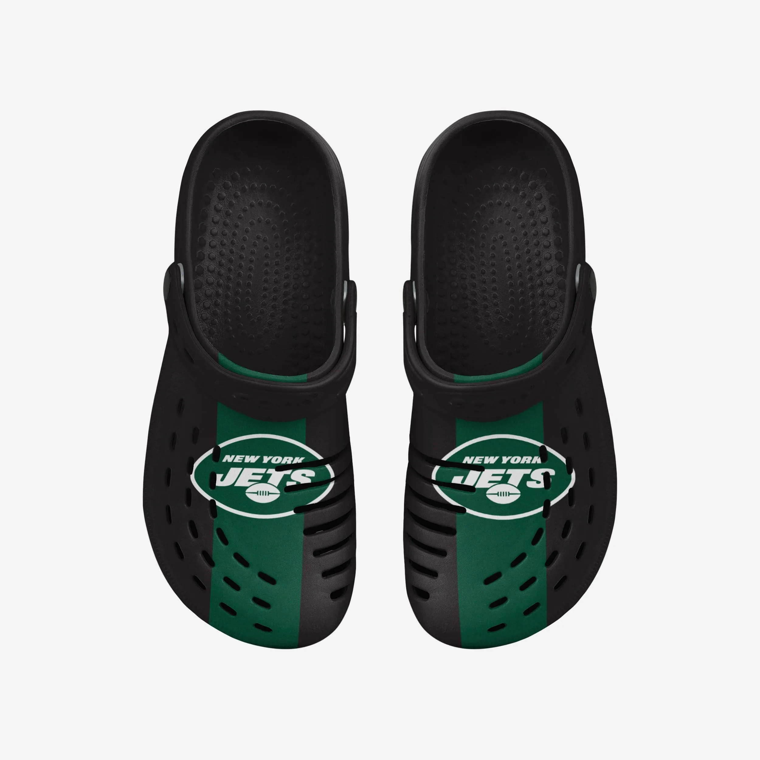 New York Jets Team Stripe Clog With Strap