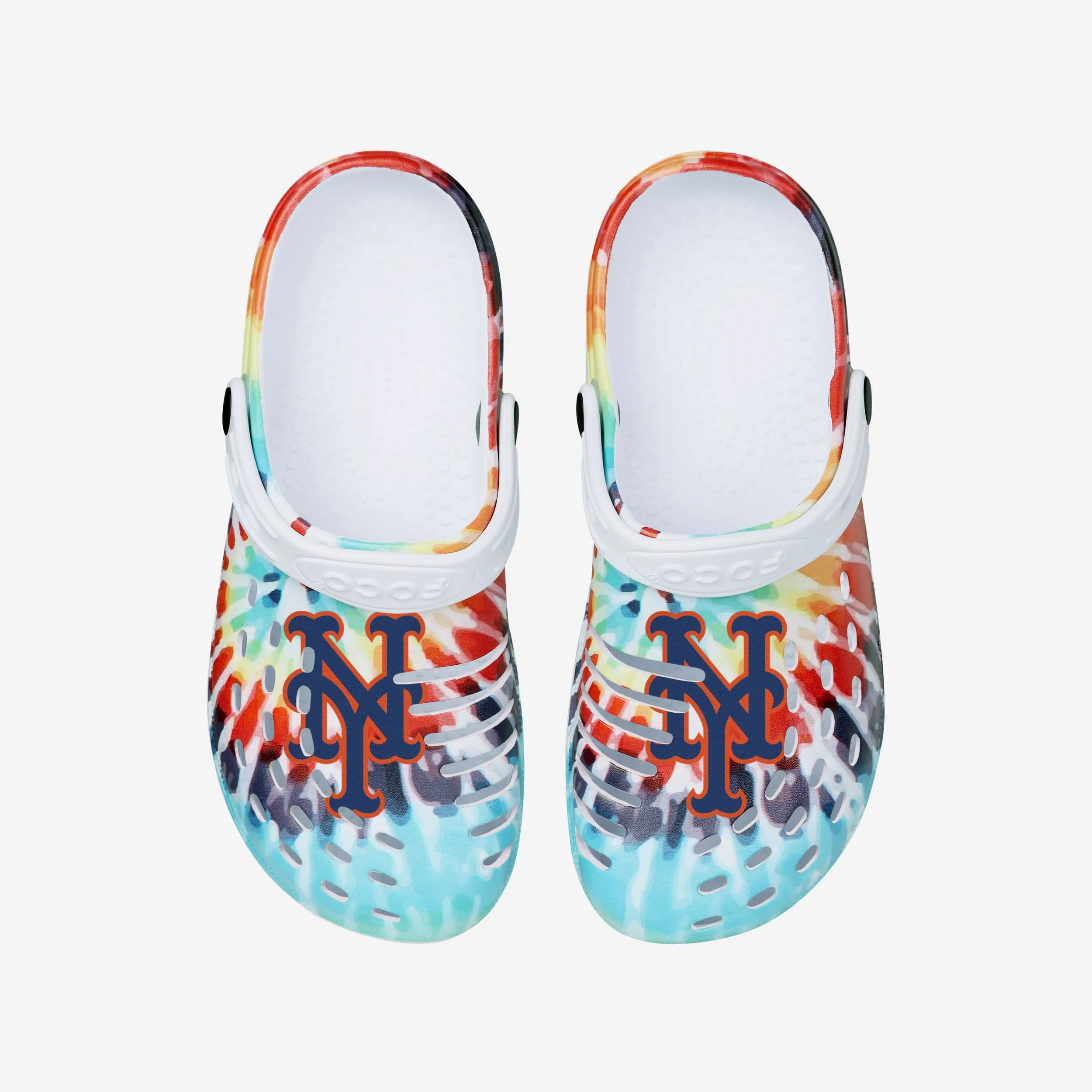 New York Mets Womens Tie-Dye Clog With Strap