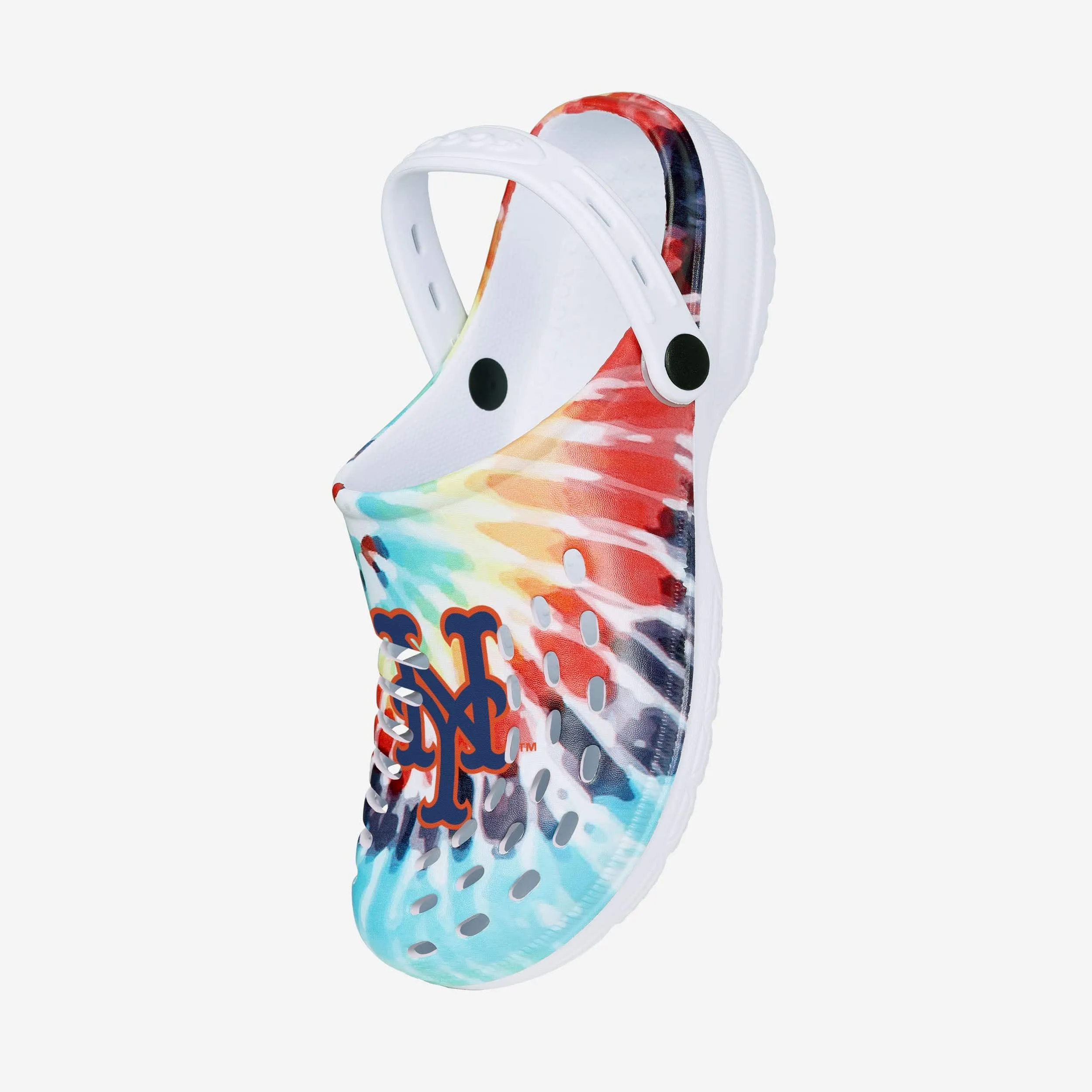 New York Mets Womens Tie-Dye Clog With Strap