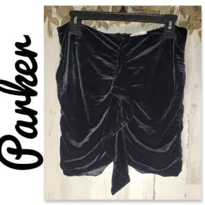 NWOT Parker Velvet Skirt
