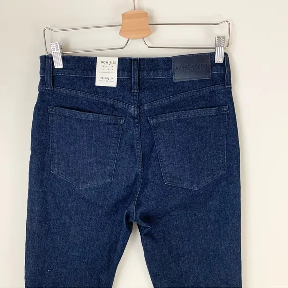 NWT Lucky Brand high rise crop slim Bridgette jeans