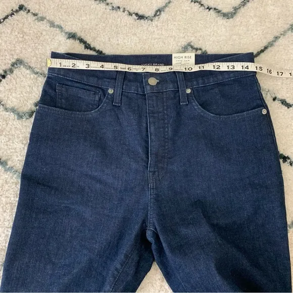 NWT Lucky Brand high rise crop slim Bridgette jeans
