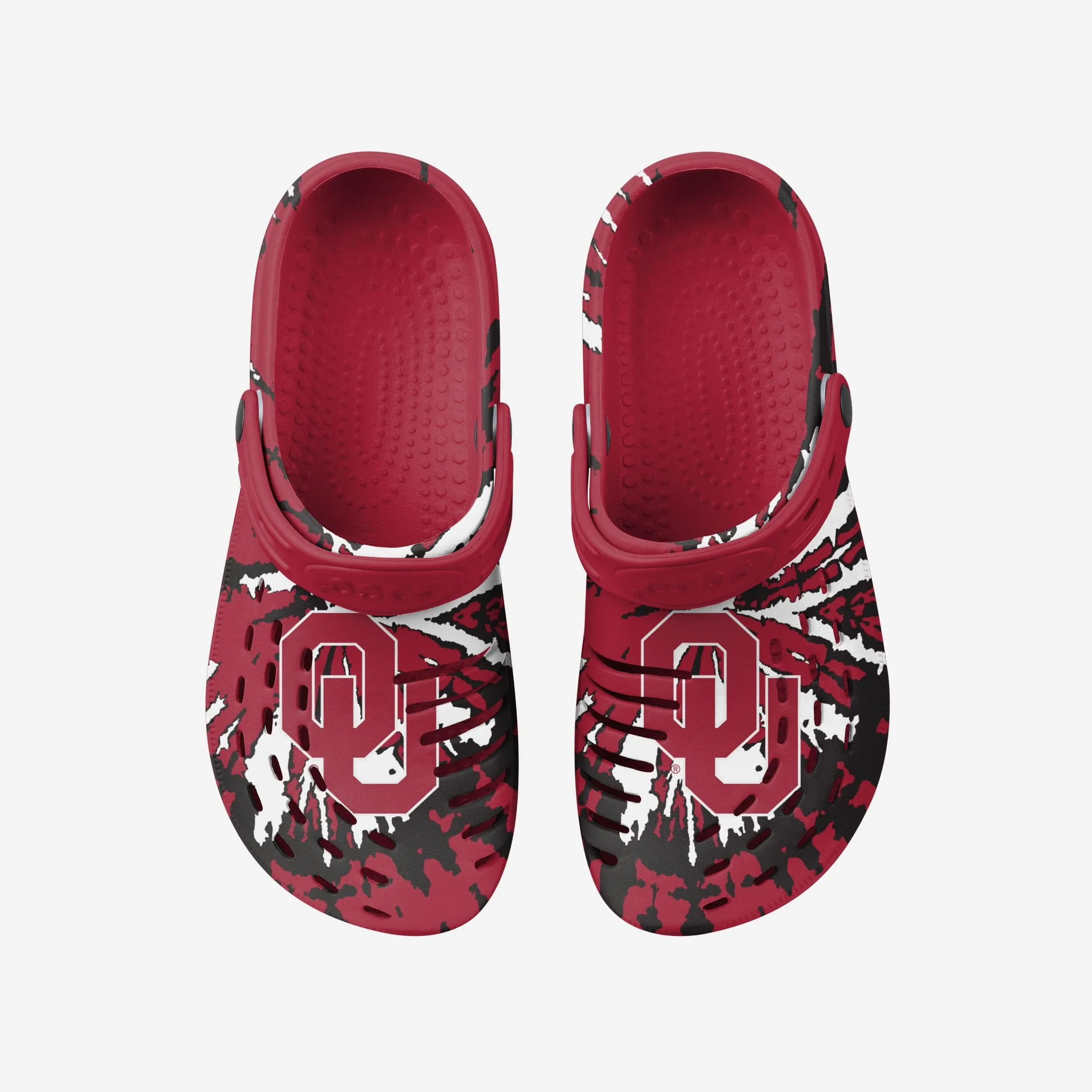 Oklahoma Sooners Tie-Dye Clog With Strap