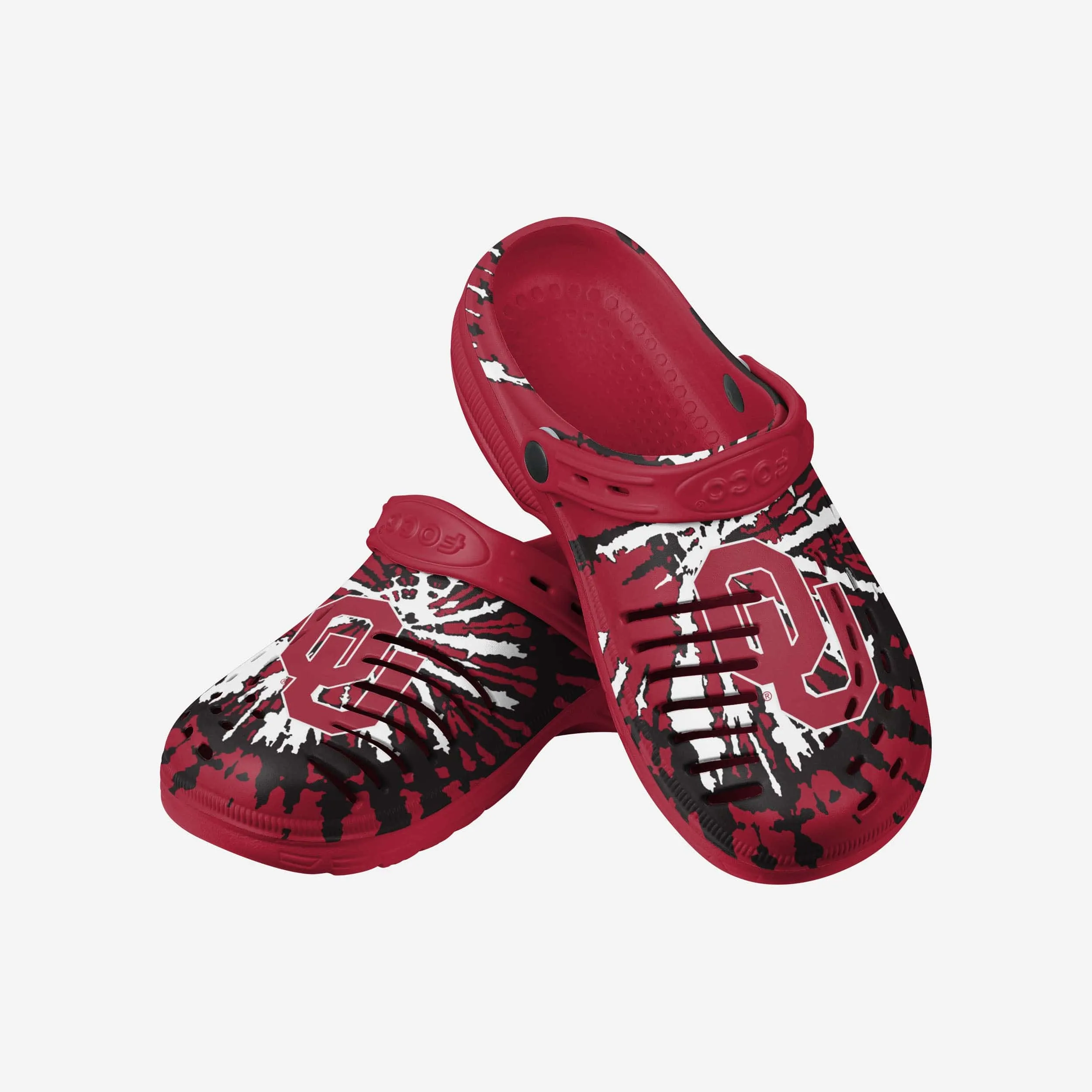 Oklahoma Sooners Tie-Dye Clog With Strap