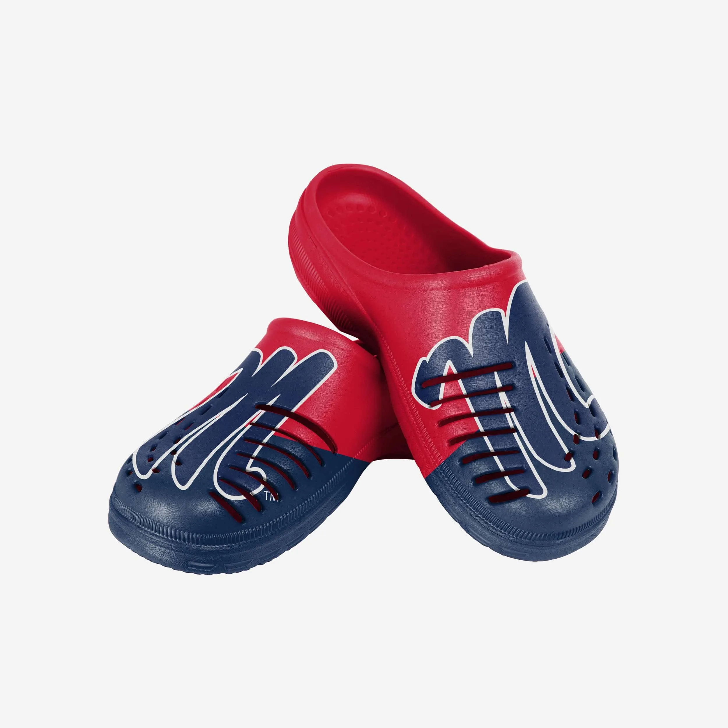Ole Miss Rebels Colorblock Big Logo Clog