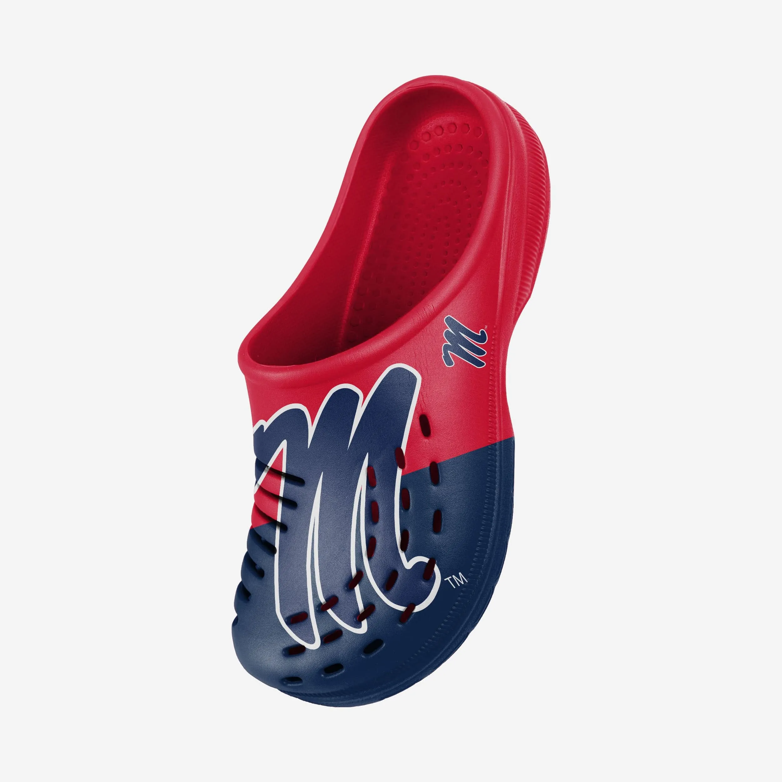 Ole Miss Rebels Colorblock Big Logo Clog