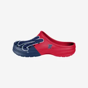 Ole Miss Rebels Colorblock Big Logo Clog