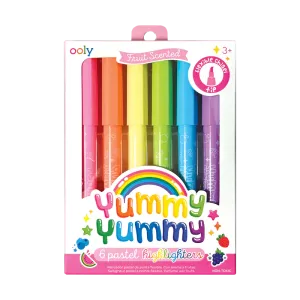 Ooly Yummy Yummy Fruit Scented Highlighters - Set of 6