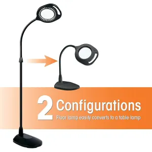 OttLite 2 In 1 LED Magnifying Lamp